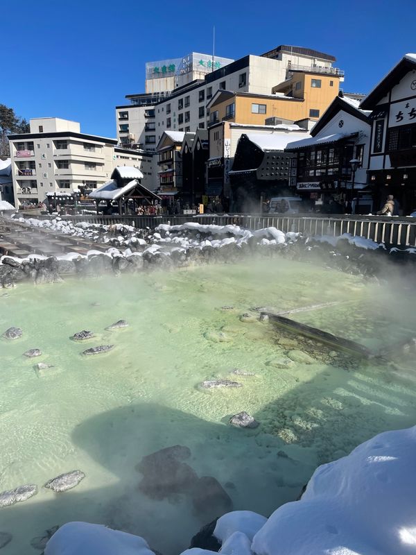 日本・群馬県「草津温泉　②」の写真：jrバスで🚌

行
上州湯めぐり　1号
...