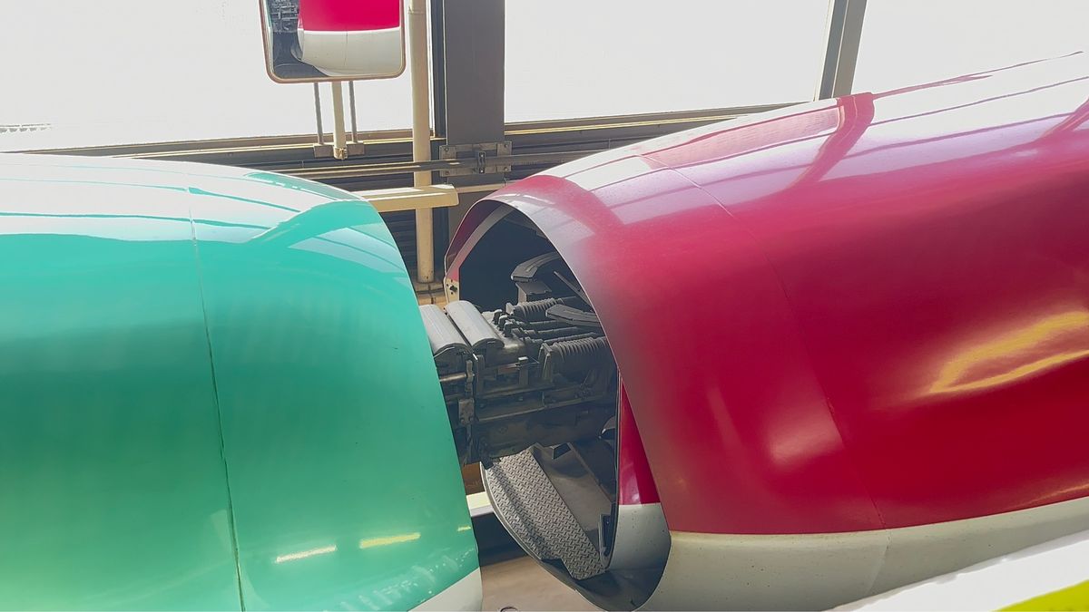 いつも山陽新幹線を見てるのでこのカラーも連結も新鮮✨ある意味、これに乗りた...