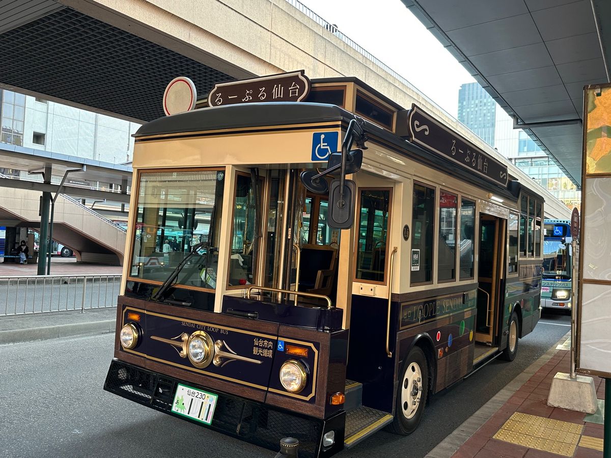 伊達政宗様がー！！
改修工事のため、写真の垂れ幕
これはこれでレアで面白い...