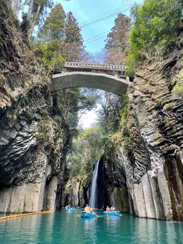 日本・佐賀県「九州へ」の写真：高千穂峡