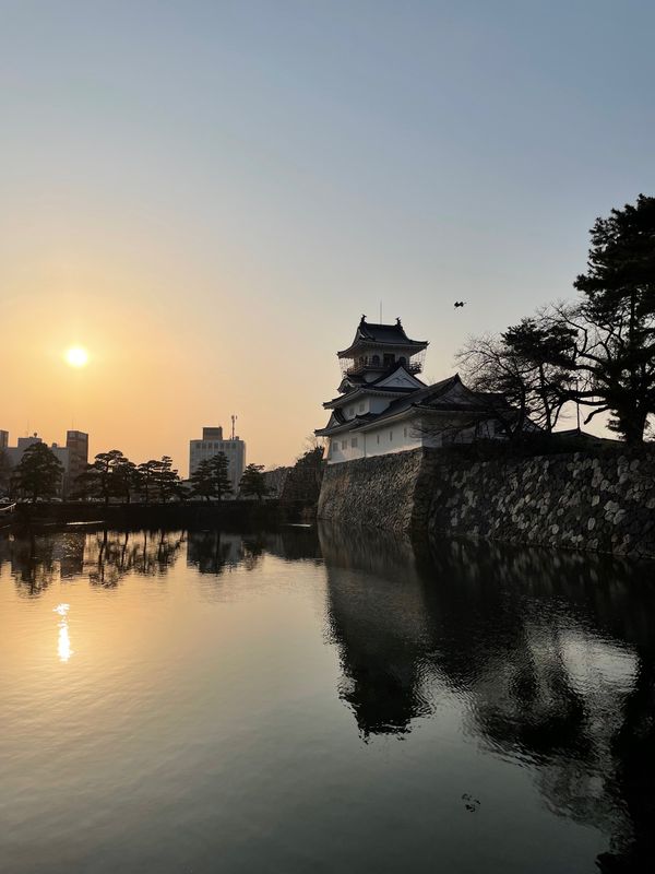 日本・富山県「富山  高岡 氷見温泉」の写真：富山城