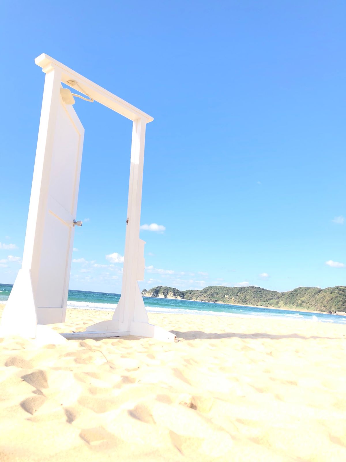 砂の上はキュッキュって音が鳴る♫
日本海の青さと良き🌊