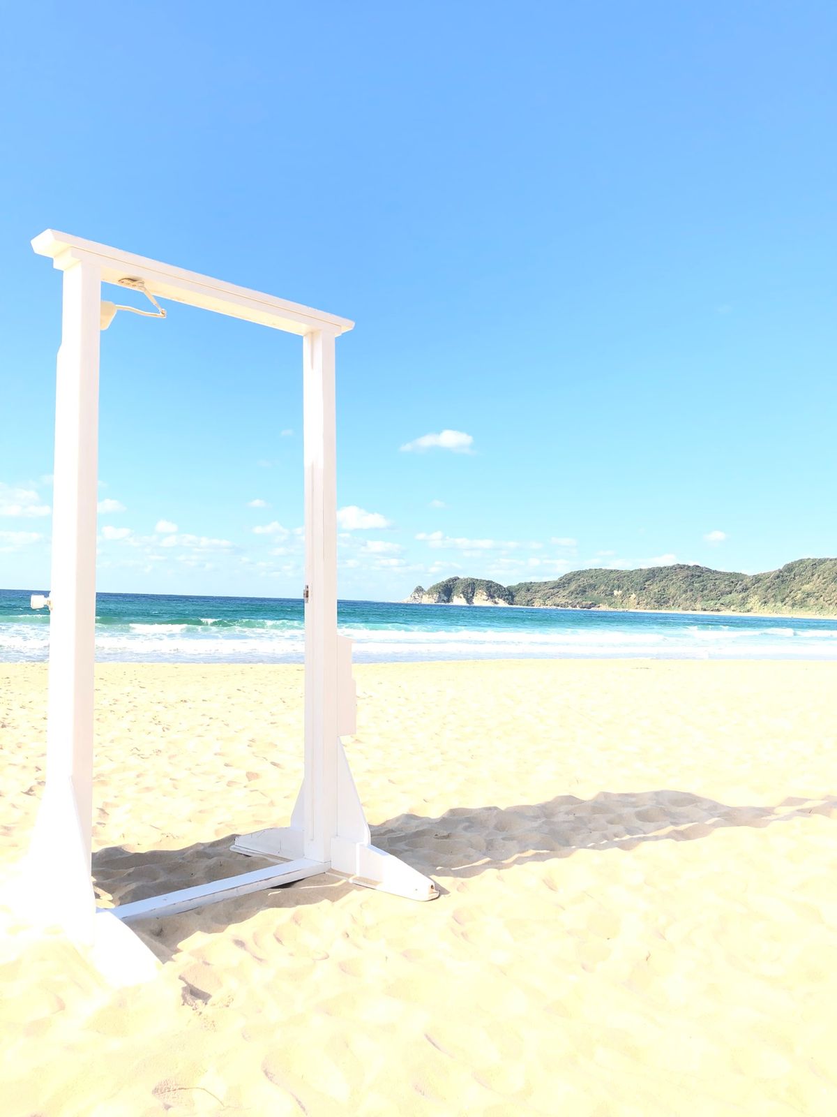 砂の上はキュッキュって音が鳴る♫
日本海の青さと良き🌊