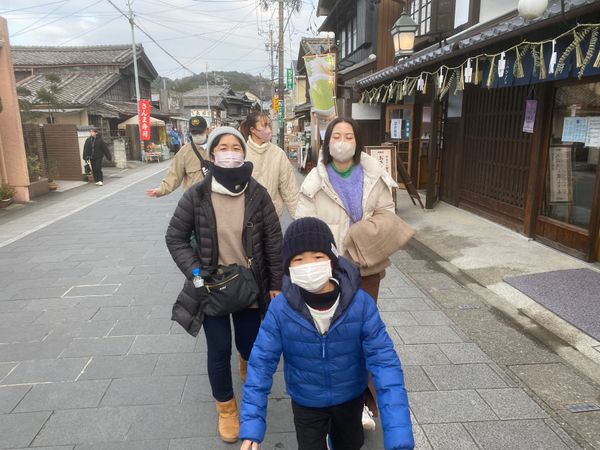 日本・三重県「久しぶりのおかげ横丁」の写真