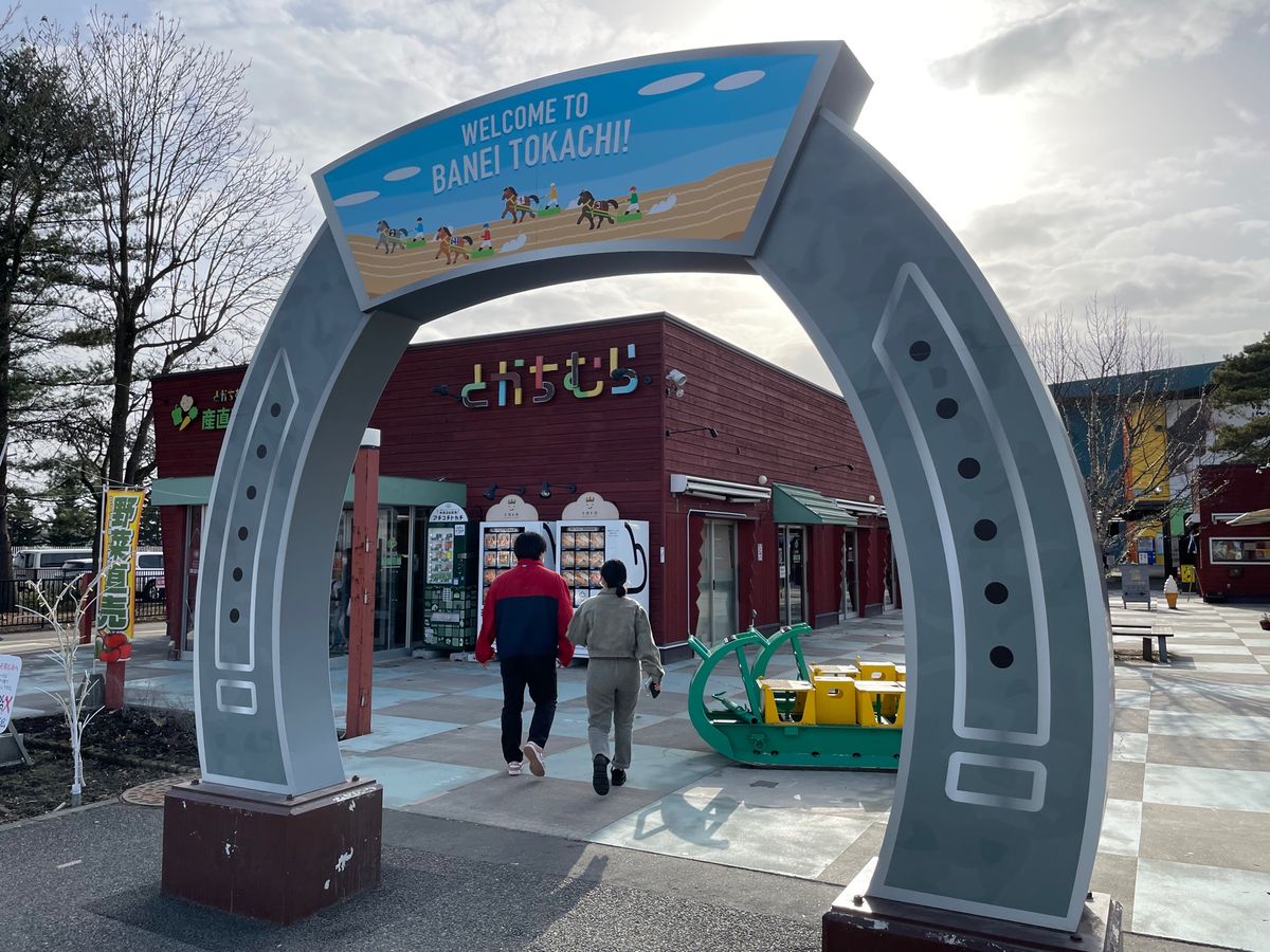 ばんえい競馬
馬大きい