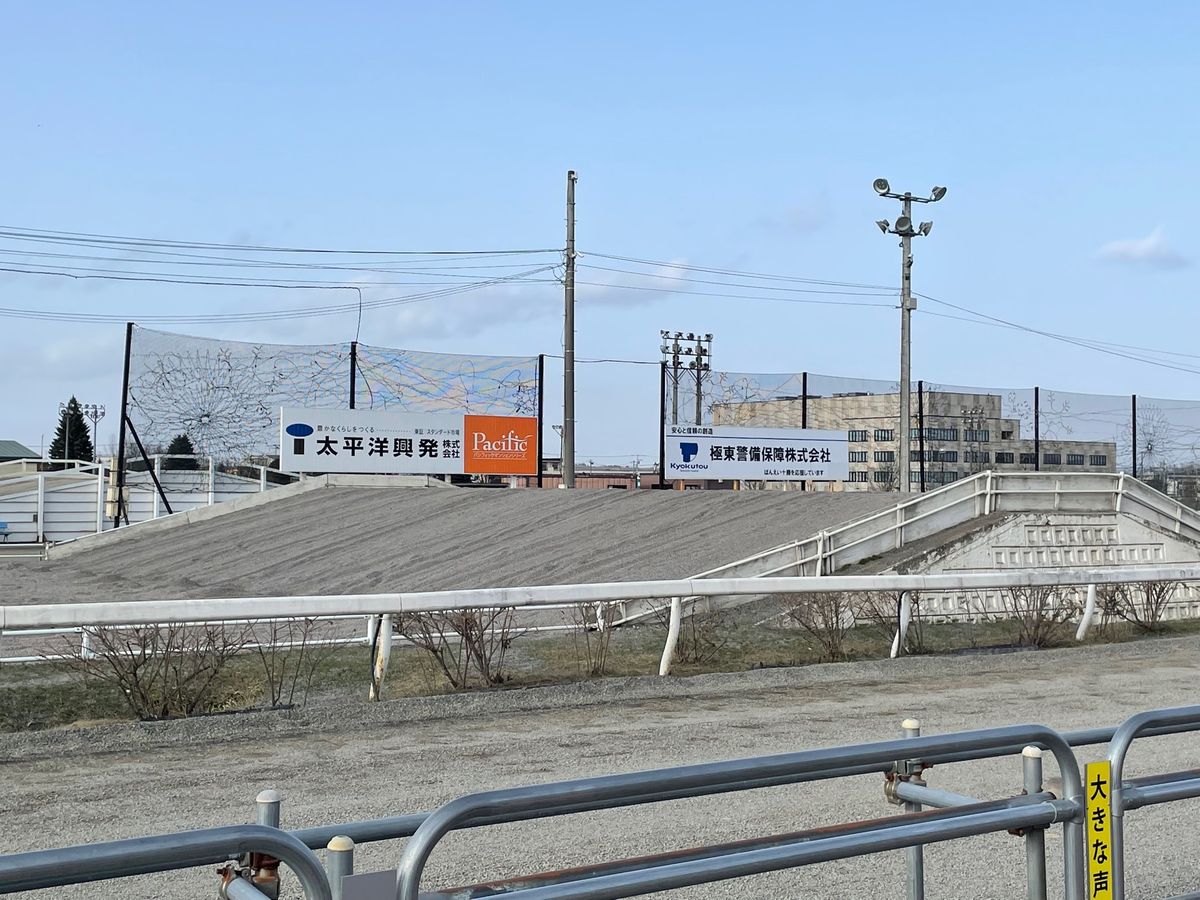 ばんえい競馬
馬大きい