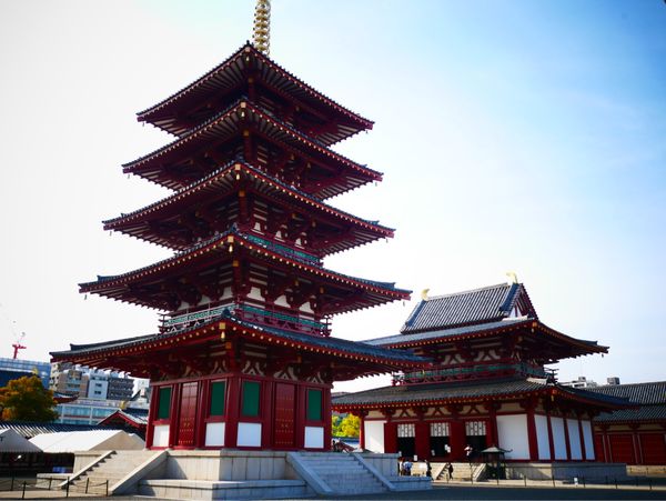 日本・吉野山「奈良・大阪旅行」の写真：四天王寺