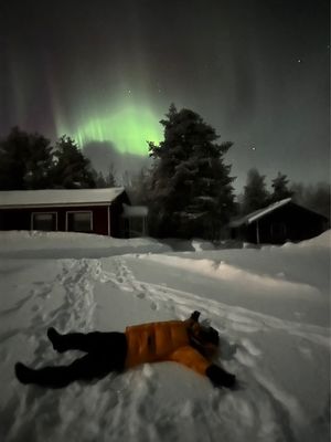 ①ファームでオーロラ
②ロバニエミのサンタクロース村のIce Bar
③カ...