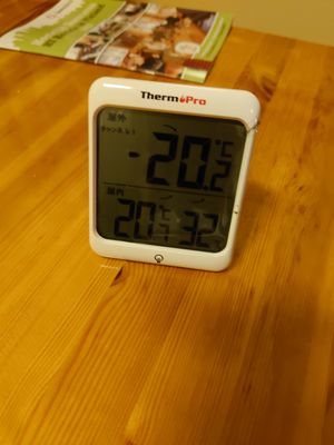 部屋と外との温度差。
Saunaとの温度差だと100℃超えるw