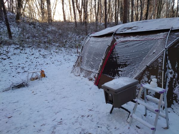 日本・軽井沢「'21-'22年越しキャンプ in 軽井沢」の写真