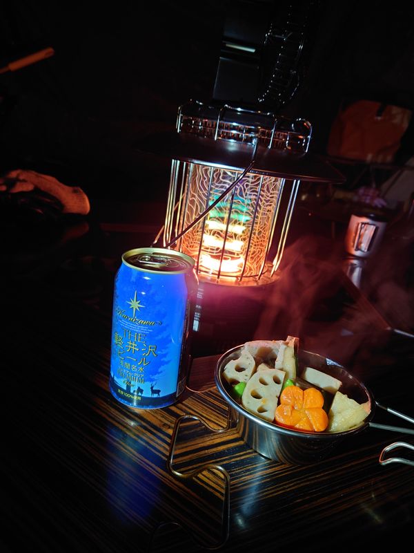 日本・軽井沢「'21-'22年越しキャンプ in 軽井沢」の写真