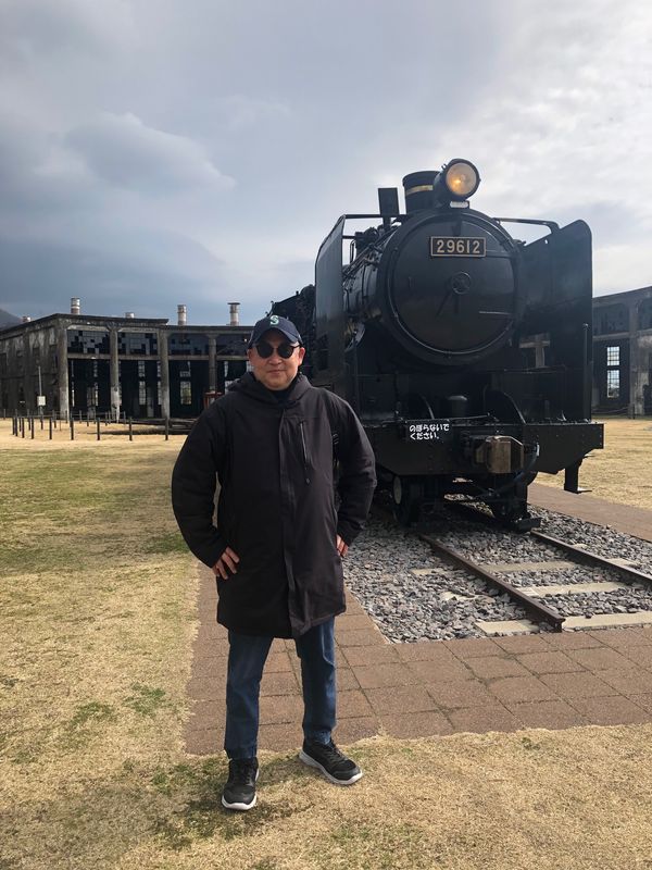 日本・大分県「別府を拠点に」の写真：豊後森　SL 