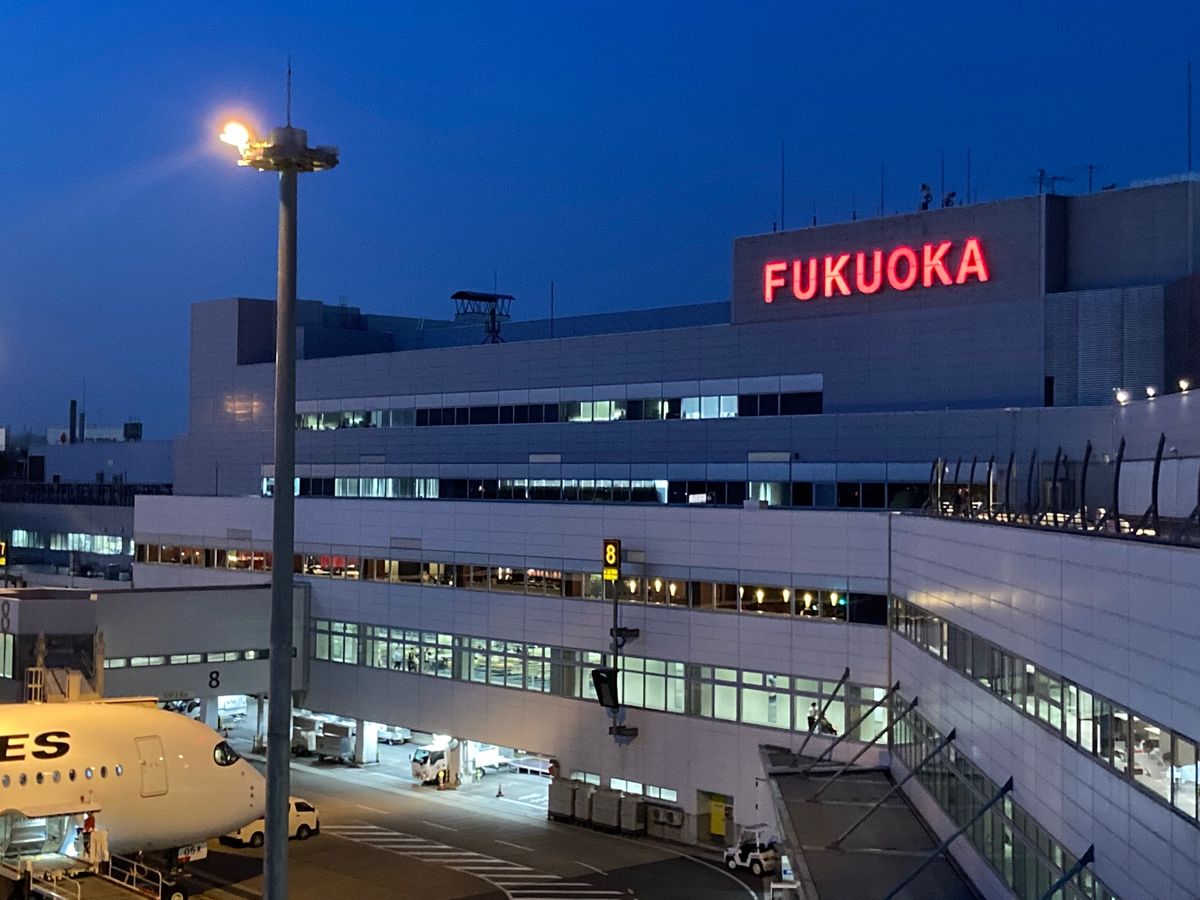 福岡国際空港で、たくさんの飛行機見た！楽しかった