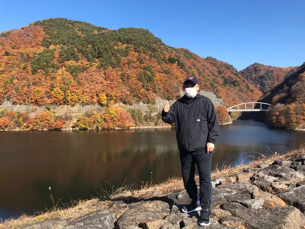 日本・山梨県「友人訪問と温泉」の写真