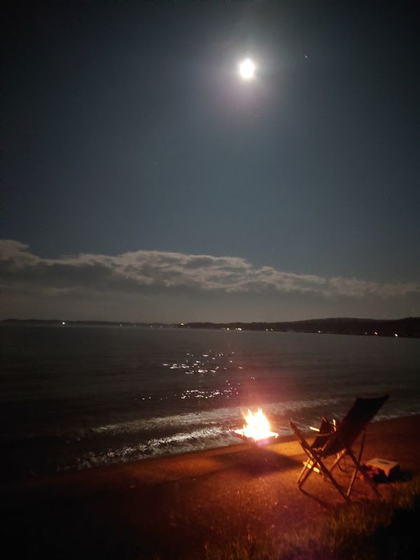 日本・石川県「能登半島キャンプ at 見附島」の写真