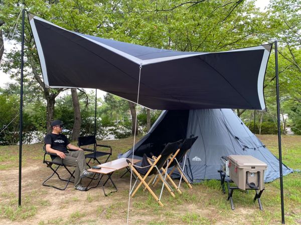 日本・石川県「能登半島キャンプ at 見附島」の写真