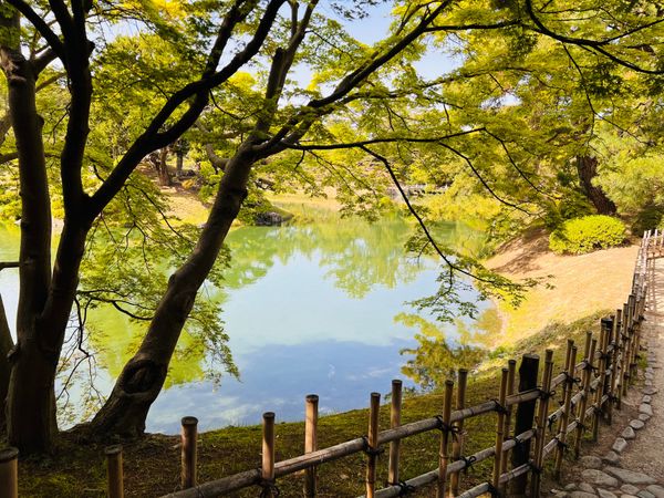「香川」の写真：栗林公園と高松港