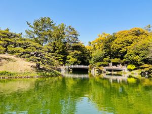 栗林公園と高松港
