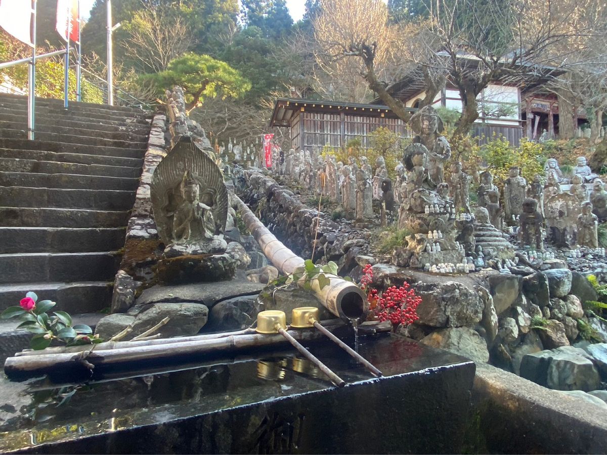 わらじがみたくて帰りに立ち寄ってみたお寺。