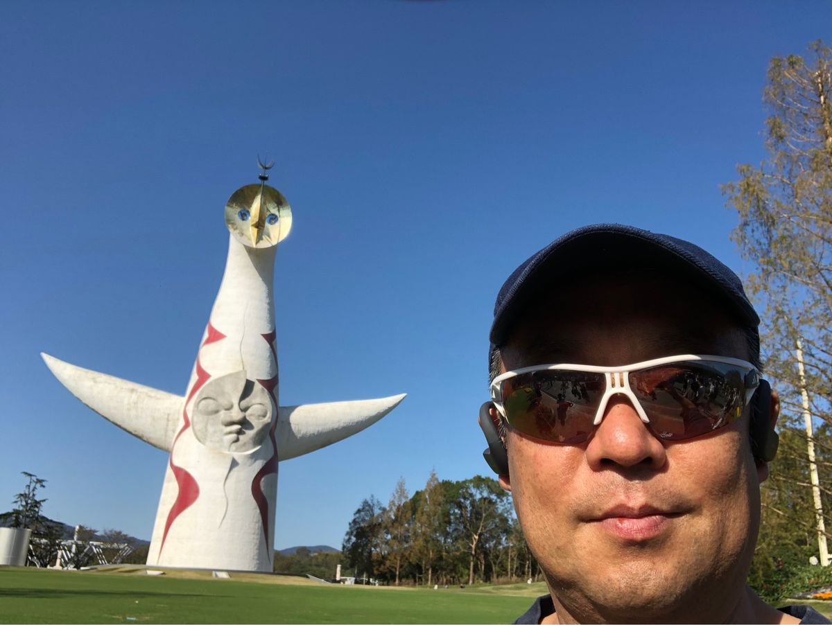 太陽の塔見学の予約を入れたので