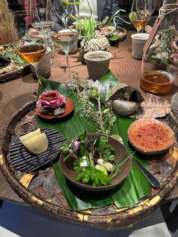 日本「noma京都旅行」の写真：ノーマ京都
食べた事ない味の料理が出てきました