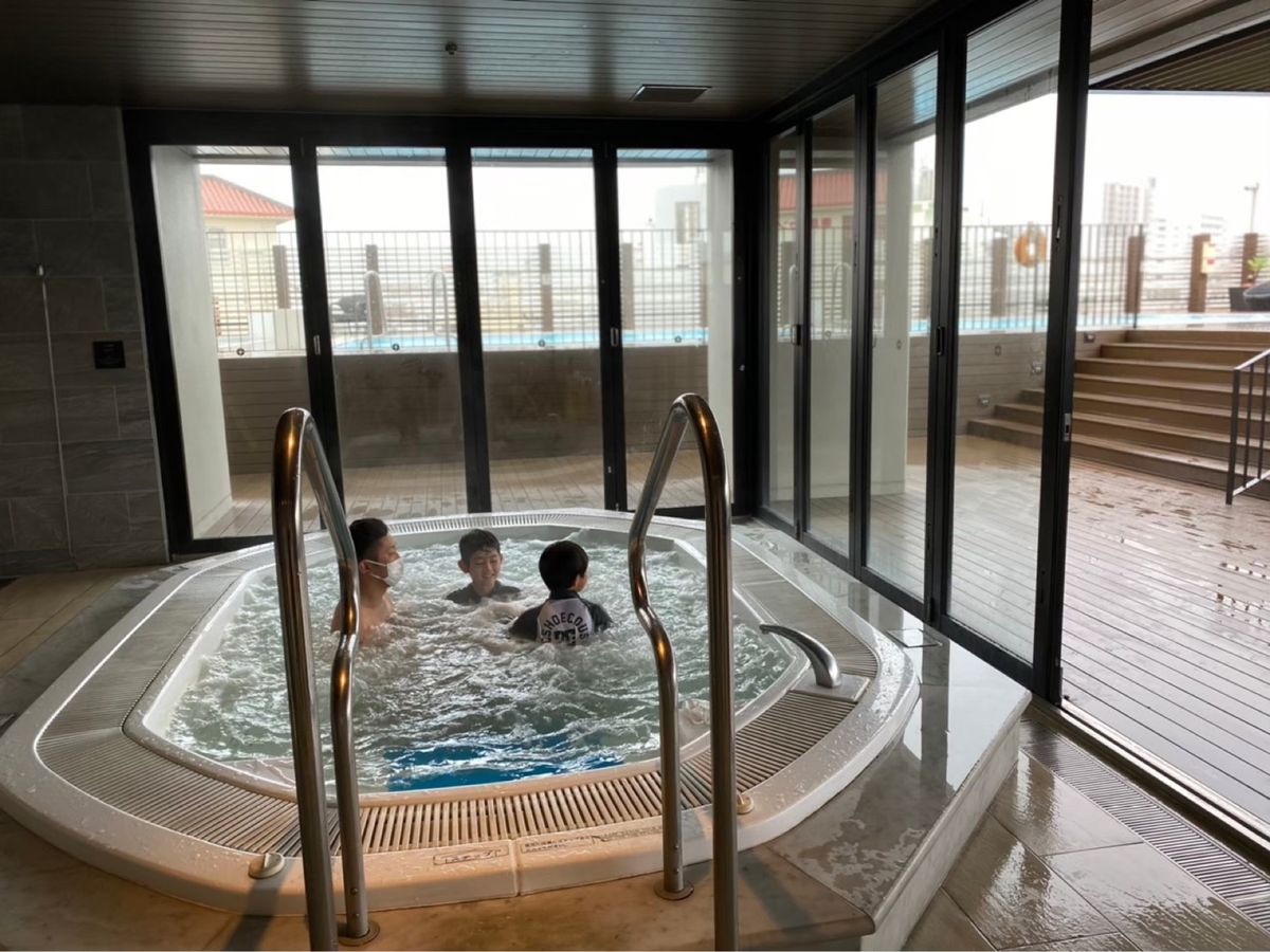 ジャグジーがあったかくて幸せだったw