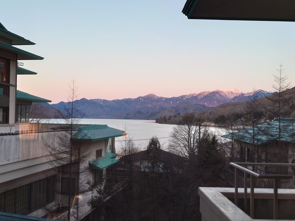 朝焼けがキレイ。