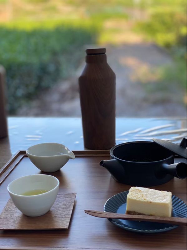 日本・山梨県「シャインマスカット狩り&お茶カフェ in 山梨・静岡」の写真