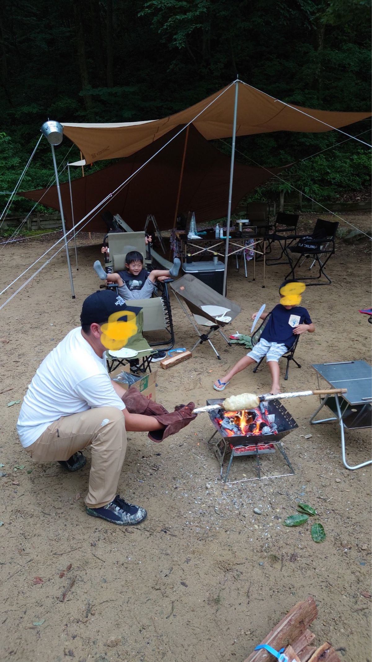 バームクーヘン作り