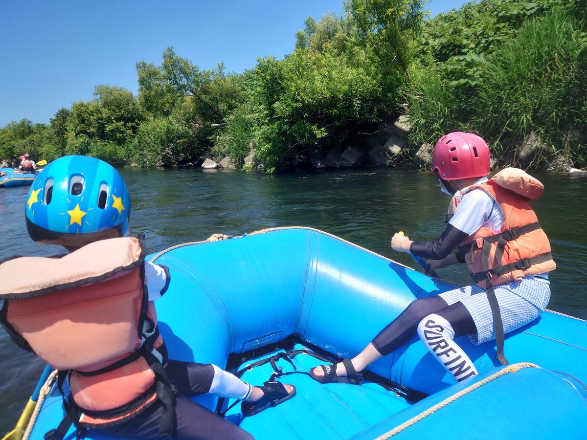 ラフティング。
やっぱり楽しい！