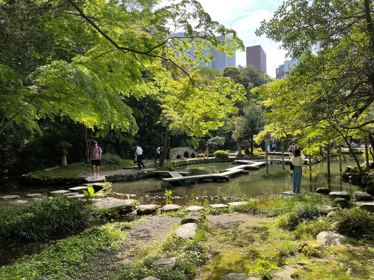 金沢城近くにある尾山神社。加賀百万石の祖、前田利家公を祀った神社