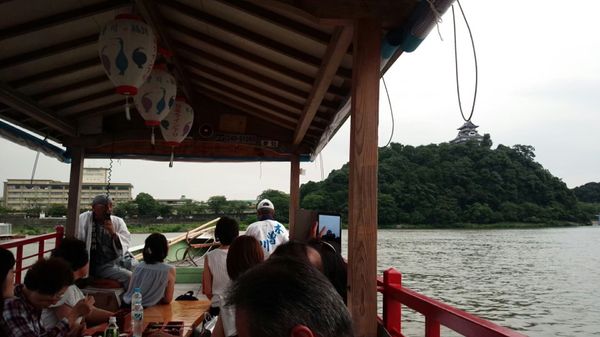 日本・愛知県「犬山鵜飼い&花火」の写真