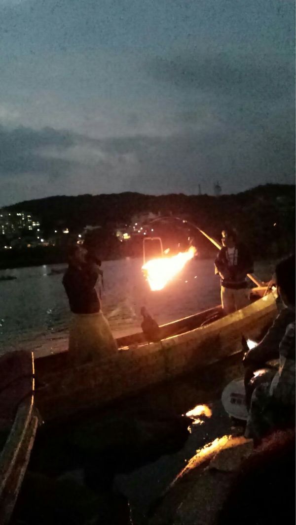 日本・愛知県「犬山鵜飼い&花火」の写真