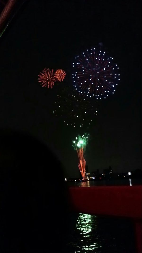 日本・愛知県「犬山鵜飼い&花火」の写真