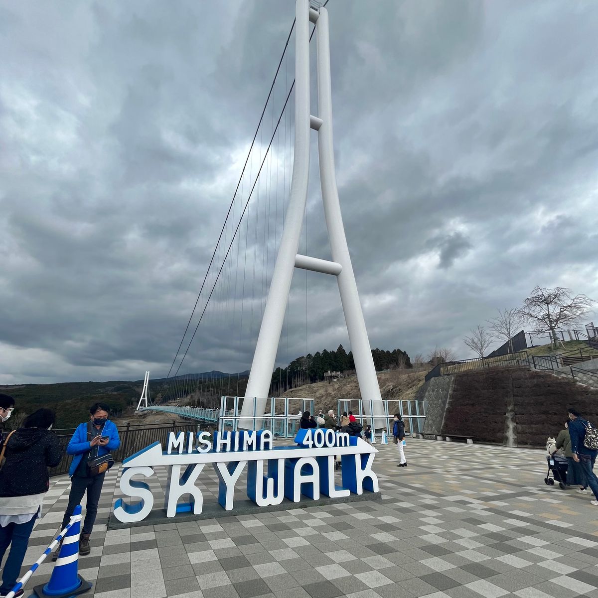 曇天！富士山見えず！