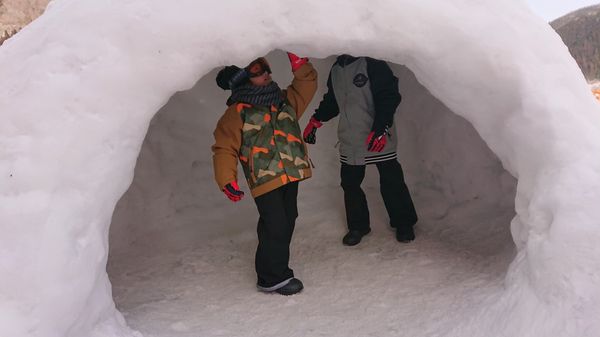 日本・岐阜県「スキー at めいほうスキー場」の写真