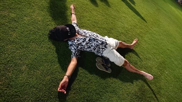 日本・三重県「ナガシマスパーランド」の写真：芝生が気持ちいい。