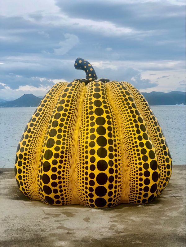 日本・香川県「Kagawa」の写真：直島　南瓜