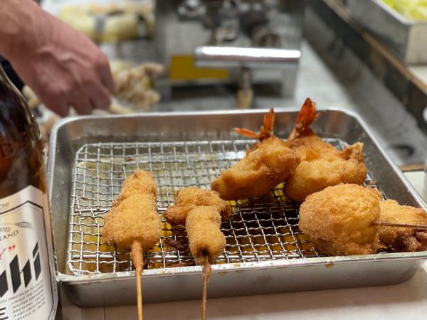 日本・大阪府「Osaka」の写真：串カツ　てんぐ