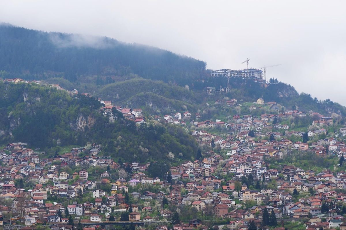 サラエボの展望から