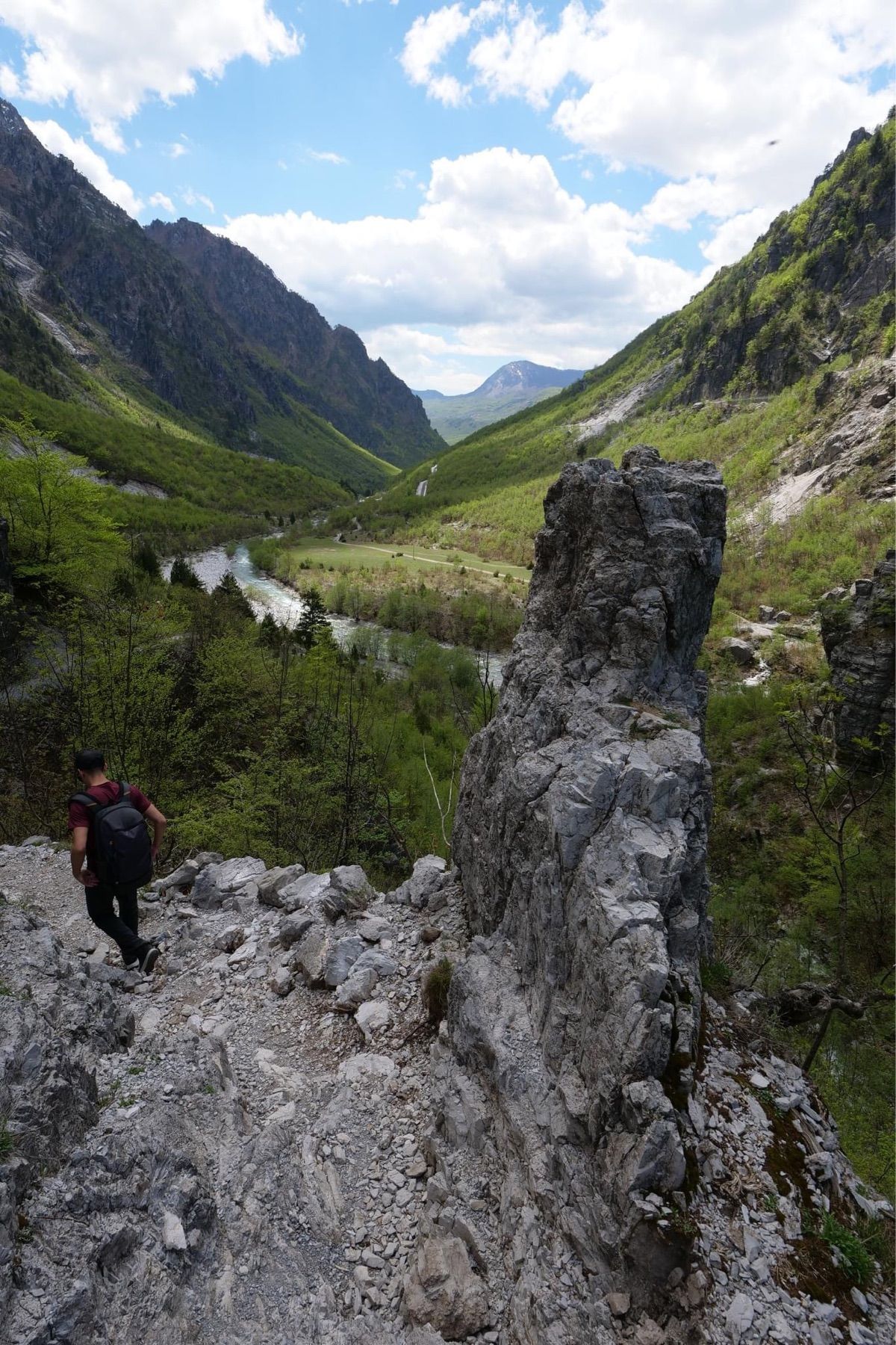 テスの町からトレッキング