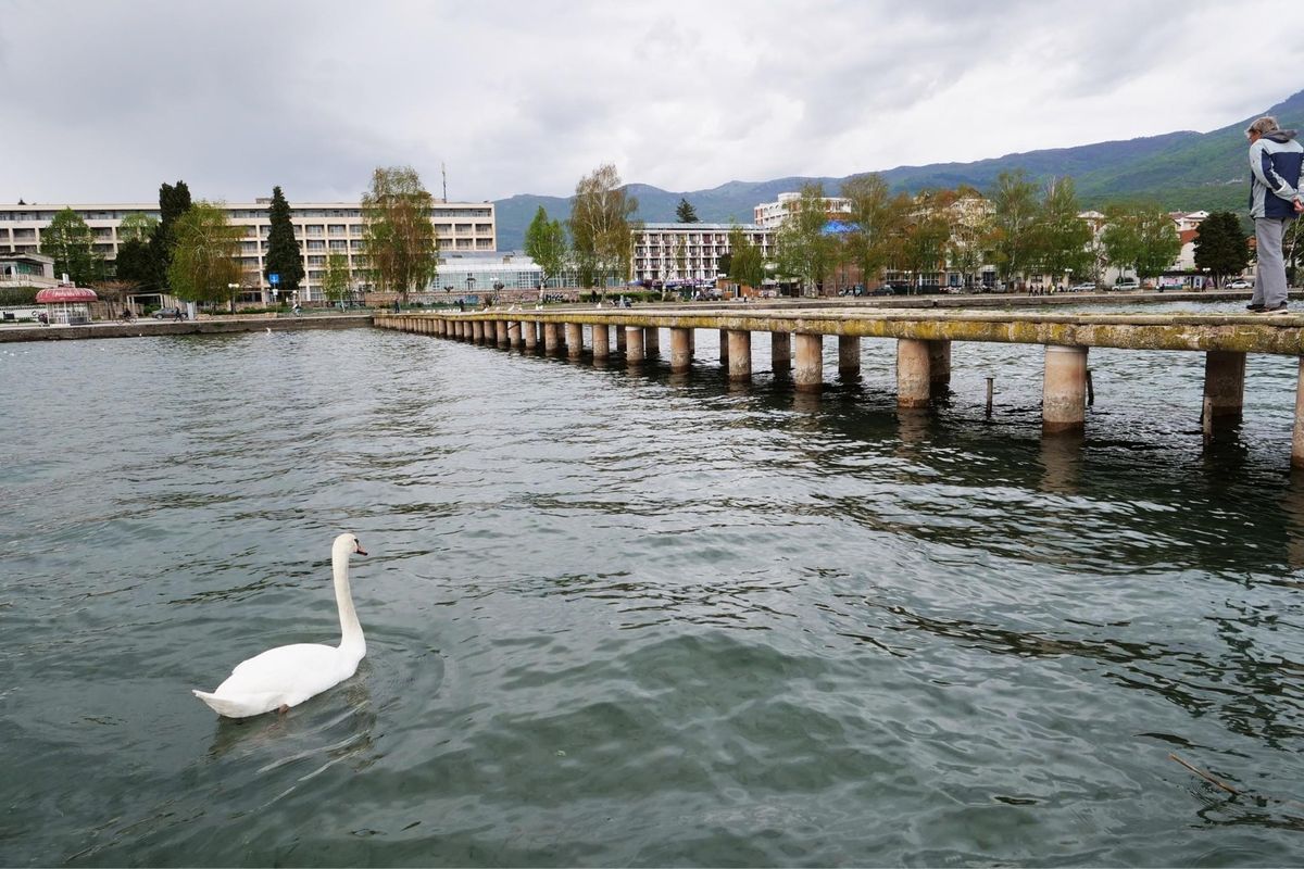 オフリド湖です