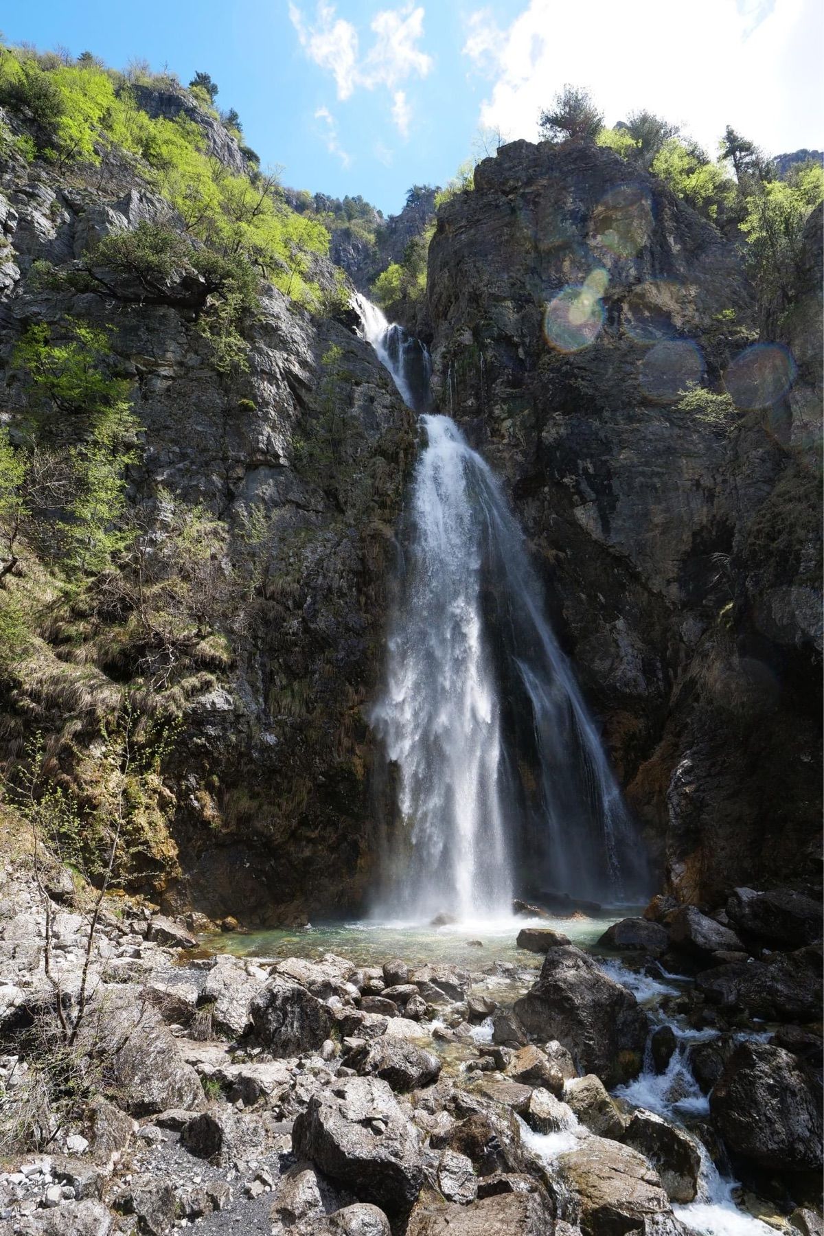 テスの町からトレッキング