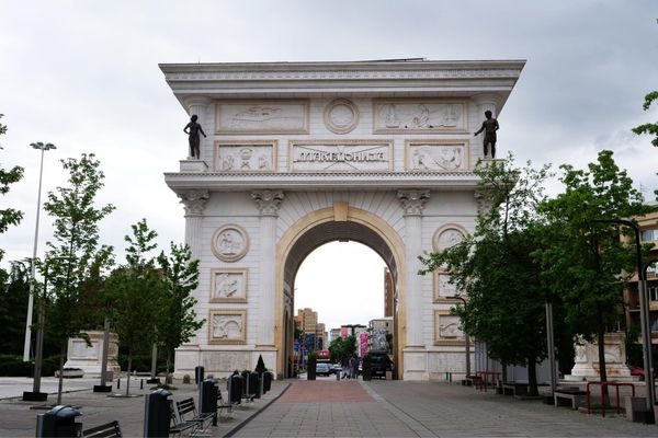 マケドニア共和国・Ohrid「バルカン半島旅行」の写真：スコピエ！