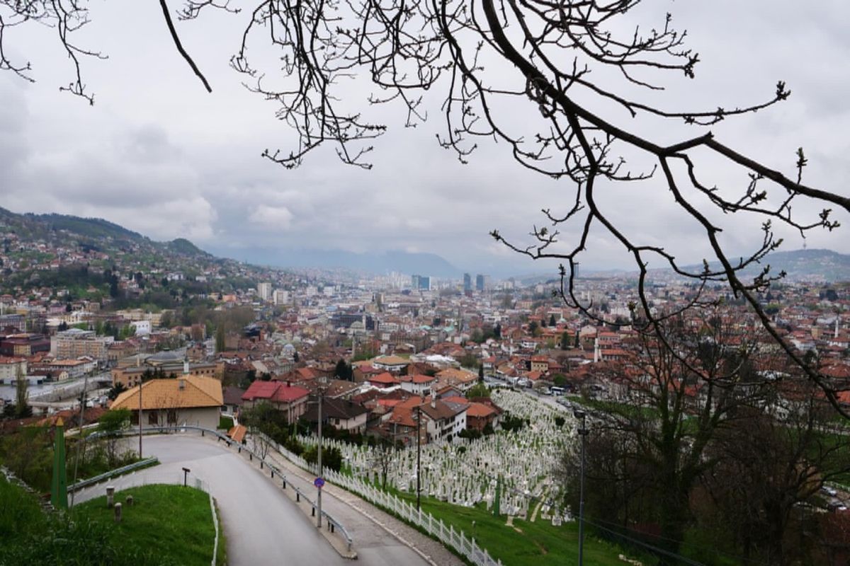 サラエボの展望から