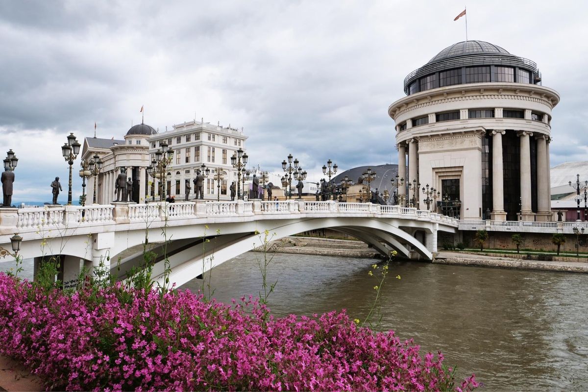 スコピエを流れる川