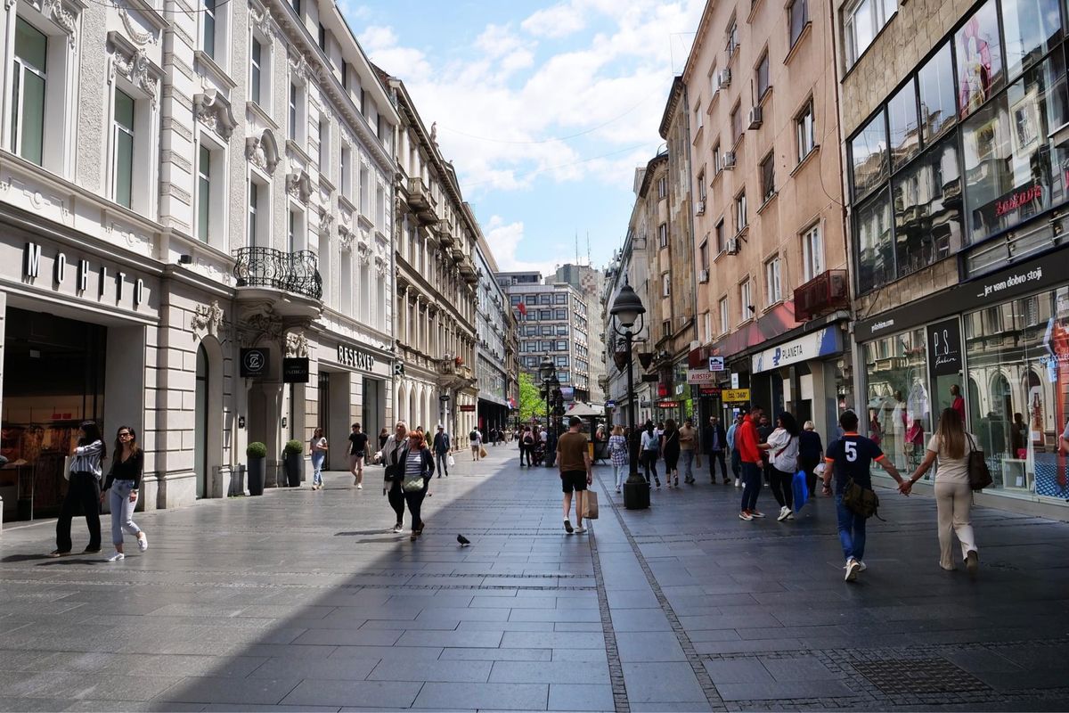 ベオグラードの中心部