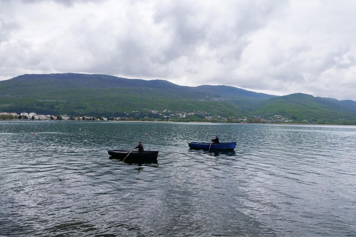 オフリド湖です