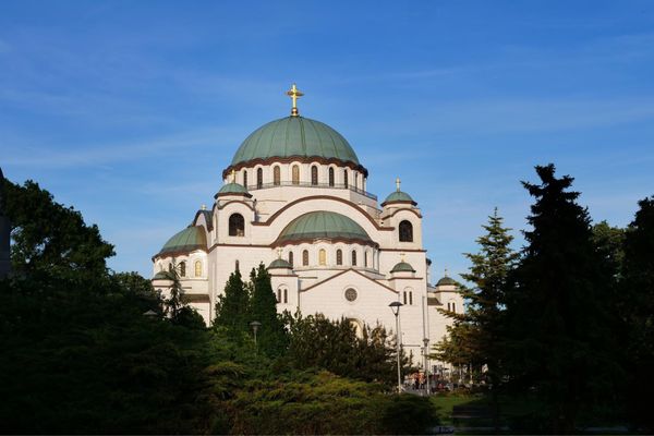 マケドニア共和国・Ohrid「バルカン半島旅行」の写真：聖サワ大聖堂の内部は必見！