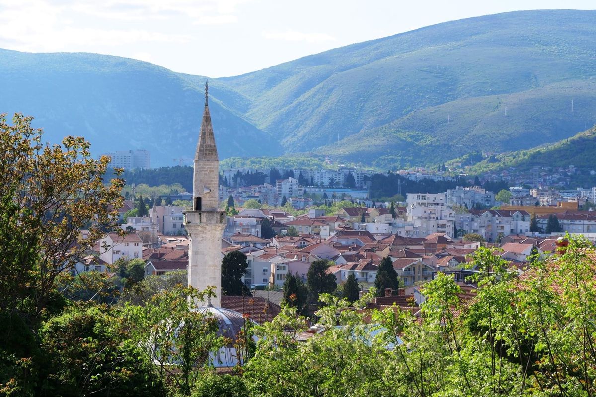 モスタールの町